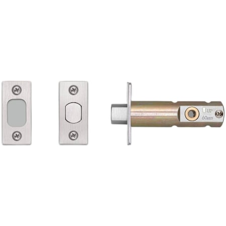 Buster + Punch Tubular Privacy Deadbolt Door Latch Only for 2-3/8" Backset - For Privacy Interior Doors Steel
