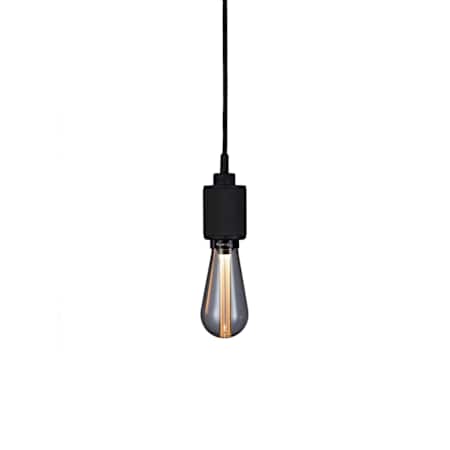 Buster + Punch Heavy Metal 2" Wide Mini Pendant with Cross Knurl Black