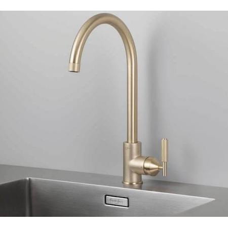 Buster + Punch Cross 1.47 GPM Single Hole Kitchen Faucet Brass