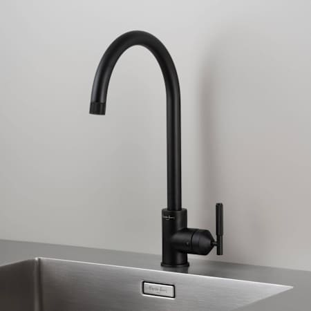 Buster + Punch Linear 1.47 GPM Single Hole Kitchen Faucet Welders Black