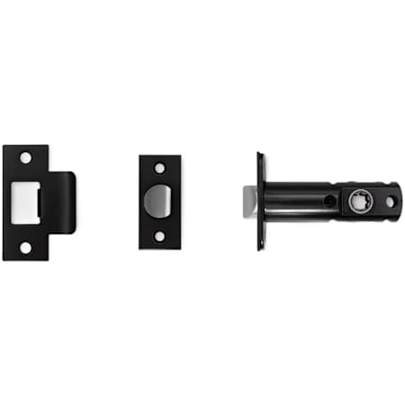 Buster + Punch Tubular Privacy Door Latch Only for 2-3/4" Backset - For Interior Privacy Doors Black