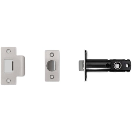 Buster + Punch Tubular Privacy Door Latch Only for 2-3/4" Backset - For Interior Privacy Doors Steel