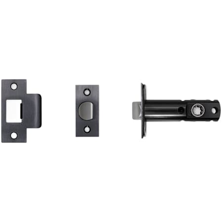 Buster + Punch Tubular Privacy Door Latch Only for 2-3/8" Backset - For Privacy Interior Doors Gun Metal