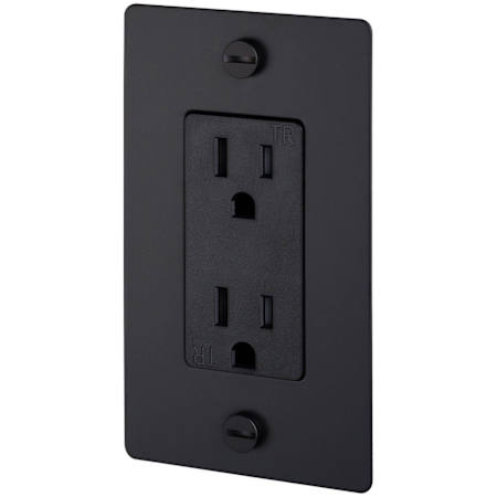 Buster + Punch Cross 15 Ampere Electrical Outlet Black