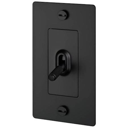 Buster + Punch Cross 15 Ampere 3 Way Universal Switch Black