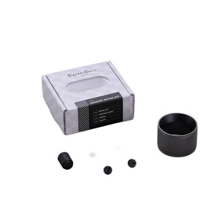 Buster + Punch Exhaust Detail Kit with Cross Knurl Black