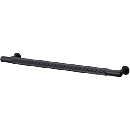 Buster + Punch Linear 8-7/8" Center to Center Luxury Industrial Straight Knurl Barrel Cabinet Bar Handle / Drawer Bar Pull Black