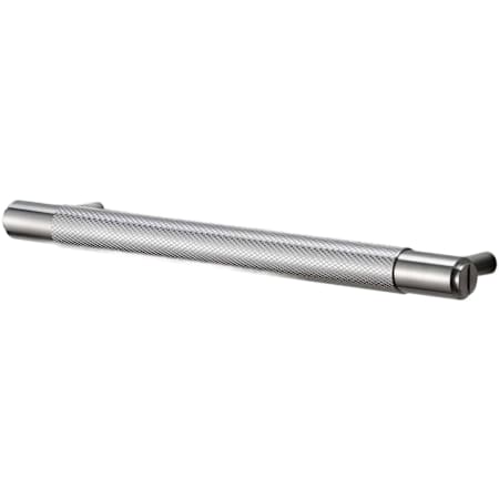 Buster + Punch Cross 12-13/16" Center to Center Bespoke Luxury Industrial Straight Knurl Solid Stainless Steel Cabinet / Drawer Bar Handle Steel