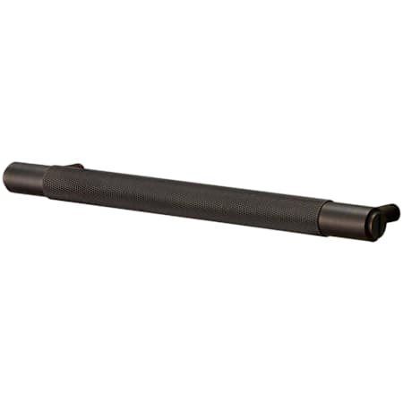 Buster + Punch Cross 12-13/16" Center to Center Luxury Industrial Diamond Knurl Barrel Solid Brass Large Cabinet Bar Handle / Drawer Bar Pull Smoked Bronze