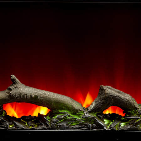 Light Green Log Ember Bed
