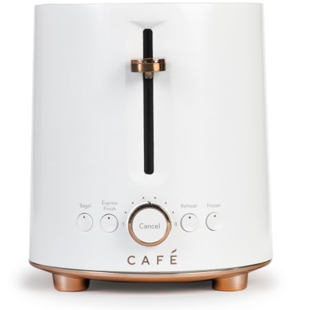 Cafe 7" Wide 2 Slice Countertop Toaster Matte White