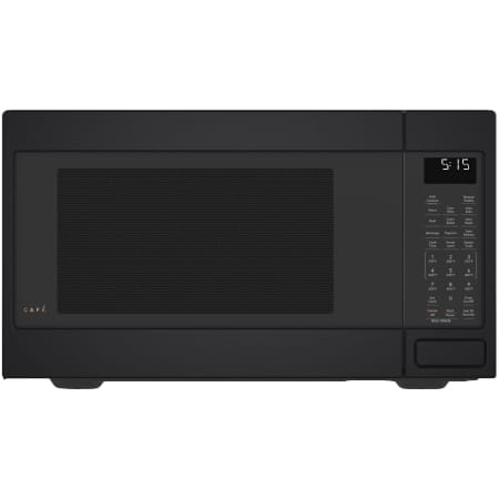 Cafe 22 Inch Wide 1.5 Cu. Ft. 1,000 Watt Countertop Microwave with Convection Cooking and Scan-to-Cook Technology Matte Black