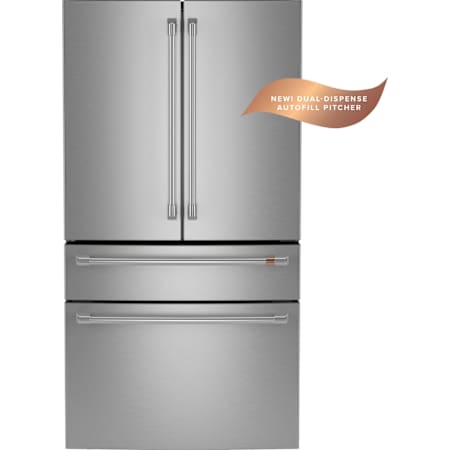 Cafe 36 Inch Wide 23.2 Cu. Ft. Energy Star Certified French Door Refrigerator with Advanced Water Filtration Stainless Steel