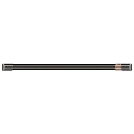 Cafe 30" Wide Wall Oven/Advantium Handle and Single Knob Kit Brushed Black