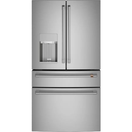 Cafe 36 Inch Wide 27.8 Cu. Ft. Energy Star Rated French Door Refrigerator with Convertible Drawer Stainless Steel / Brushed Stainless