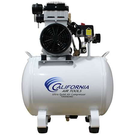 California Air Tools 2 HP 10 Gal Horizontal Steel Tank 125 Max PSI Single-Stage Portable Electric (110 Volt) Reciprocating Air Compressor with Auto Drain N/A