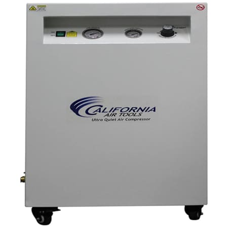 California Air Tools 4 HP 20 Gal 125 Max PSI Single-Stage Portable Electric (230 Volt) Reciprocating Air Compressor with Auto Drain and Sound Proof Cabinet N/A