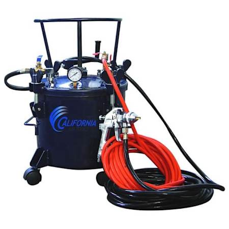 California Air Tools 5-Gallon Pressure Pot Paint Tank with HVLP Spray Gun and Hose Kit N/A