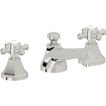California Faucets Venice 1.2 GPM Widespread Bathroom Faucet with Double Handles - Includes Ceramic Disc Valve Polished Chrome