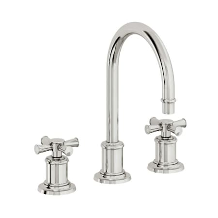 California Faucets Miramar 1.2 GPM Widespread Bathroom Faucet with Double Handles - Includes Ceramic Disc Valve Polished Chrome