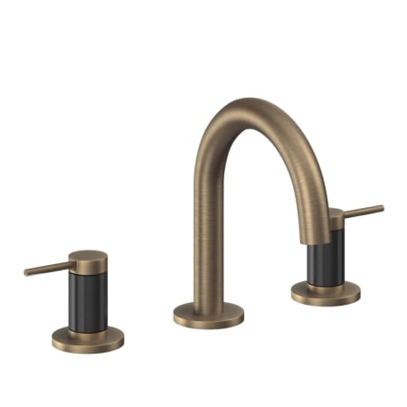 California Faucets D Street 1.2 GPM Widespread Bathroom Faucet Antique Brass Flat
