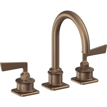 California Faucets Steampunk Bay 1.2 GPM Widespread Bathroom Faucet Antique Brass Flat