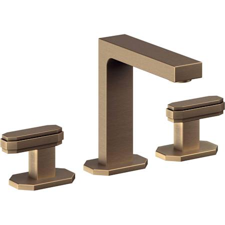 California Faucets Doheny 1.2 GPM Widespread Bathroom Faucet Antique Brass Flat