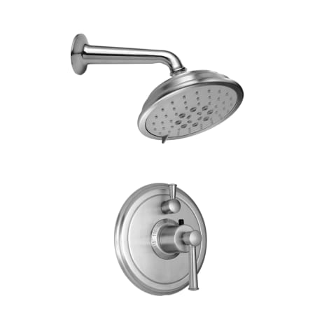 California Faucets Miramar Shower Only Trim Package with 1.8 GPM Multi Function Shower Head Satin Nickel