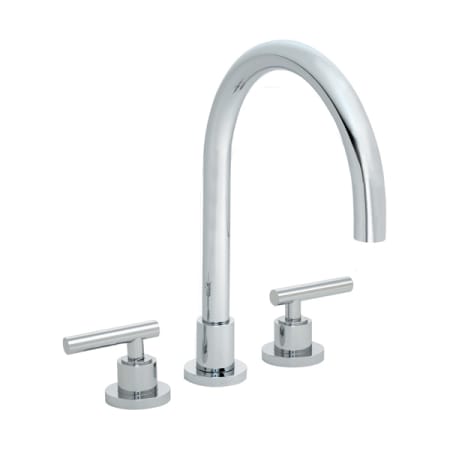 California Faucets Montara Deck Mounted Roman Tub Filler with Double Lever Handles - Rough In Sold Separately Polished Chrome