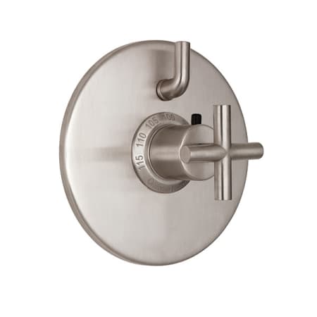 California Faucets Tiburon Double Handle Thermostatic Valve Trim Satin Nickel