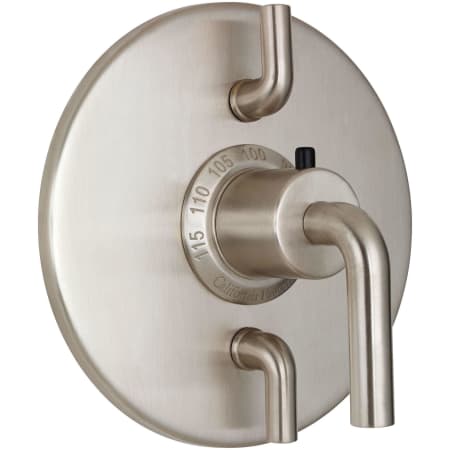 California Faucets Satin Bronze StyleTherm Valve Trim Only with Dual Volume Control Satin Nickel