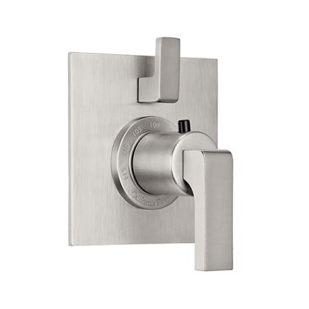 California Faucets Solimar Double Handle Thermostatic Valve Trim Satin Nickel