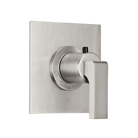 California Faucets Solimar Single Handle Thermostatic Valve Trim Satin Nickel