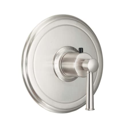 California Faucets Miramar Single Handle Thermostatic Valve Trim Satin Nickel