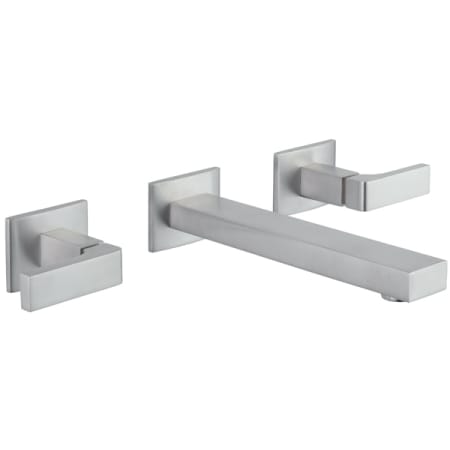 California Faucets Solimar 1.2 GPM Wall Mounted Bathroom Faucet with Double Handles Satin Nickel