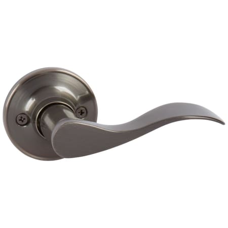 Callan Bennett Left Handed Non-Turning One-Sided Dummy Door Lever with Round Rose Antique Nickel