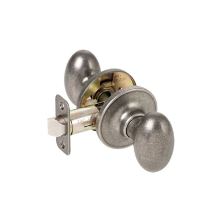 Callan Carlyle Passage Door Knob Set Antique Silver