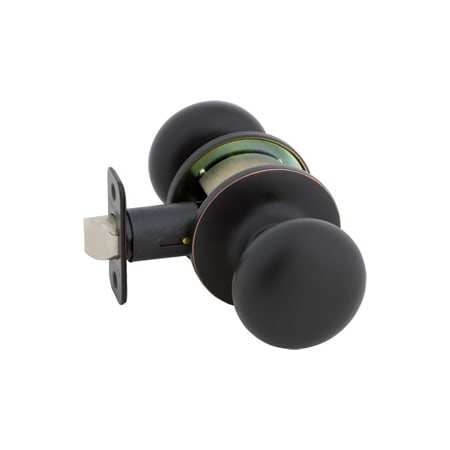 Callan2 Saxon Single Cylinder Keyed Entry Door Knob Set Edged Oil Rubbed Bronze