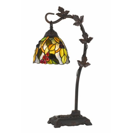 Cal Lighting Cotulla Single Light 24" High Buffet Table Lamp Tiffany