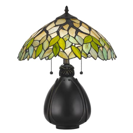 Cal Lighting Tiffany 2 Light Tiffany Table Lamp Tiffany