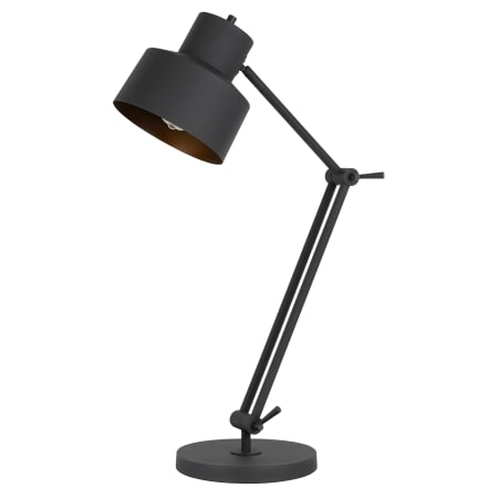 Cal Lighting Davidson 33" Tall Swing Arm Desk Lamp Matte Black