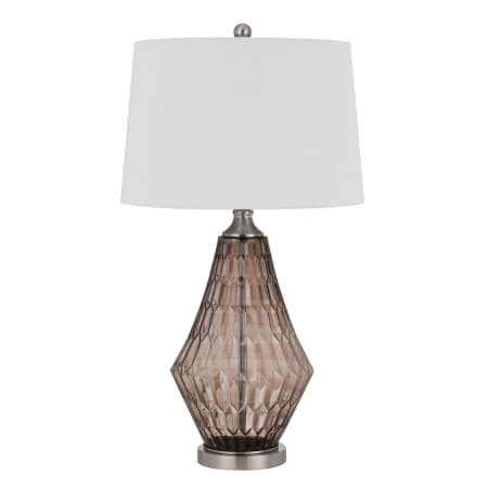 Cal Lighting Conover 31" Tall Vase Table Lamp Brushed Steel