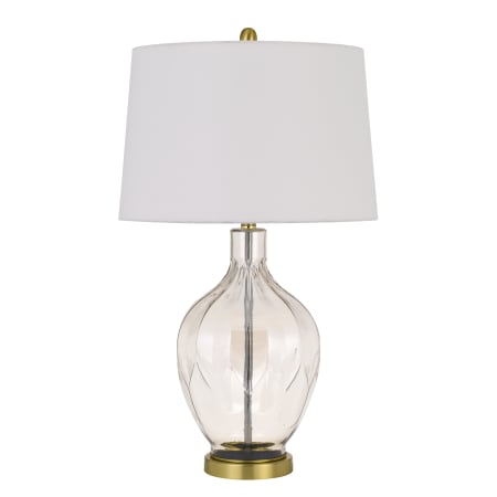 Cal Lighting Bancroft 30" Tall Vase Table Lamp Antique Brass