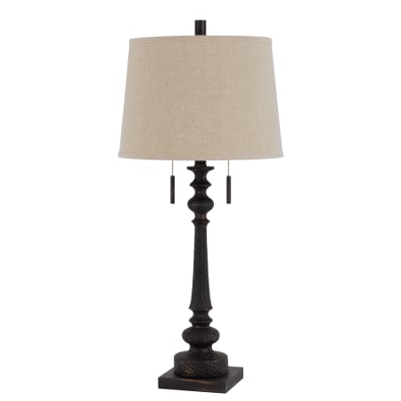 Cal Lighting Torrington 2 Light 32" Tall Buffet Table Lamp Rustic Iron