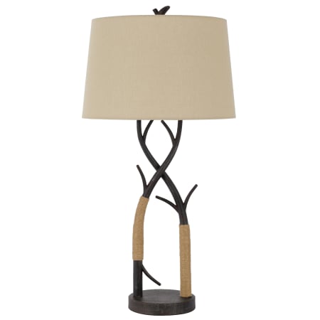 Cal Lighting Pecos 32" Tall Animal Table Lamp Black Iron