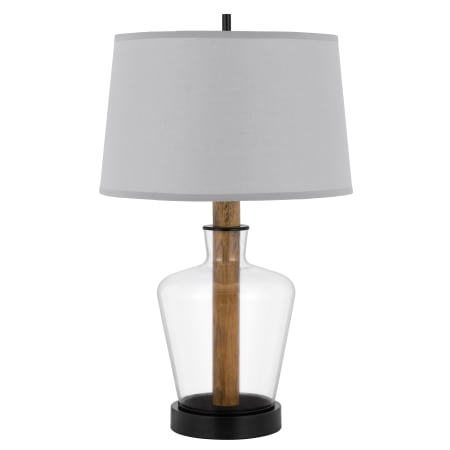 Cal Lighting Rancho 30" Tall Vase Table Lamp Black