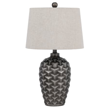 Cal Lighting Dresano 25" Tall Vase Table Lamp Metallic Silver