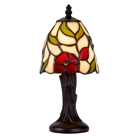 Cal Lighting Tiffany 11" Tall Tiffany Table Lamp Dark Bronze