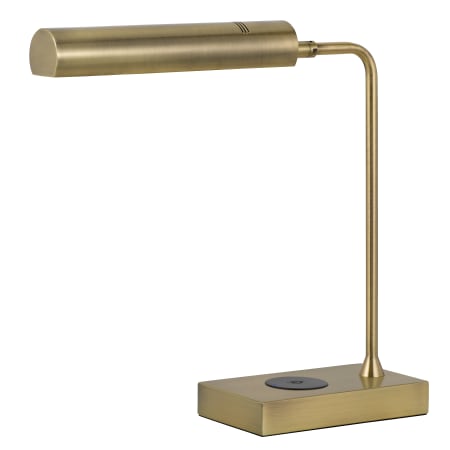 Cal Lighting Delray 18" Tall LED Accent Table Lamp Antique Brass