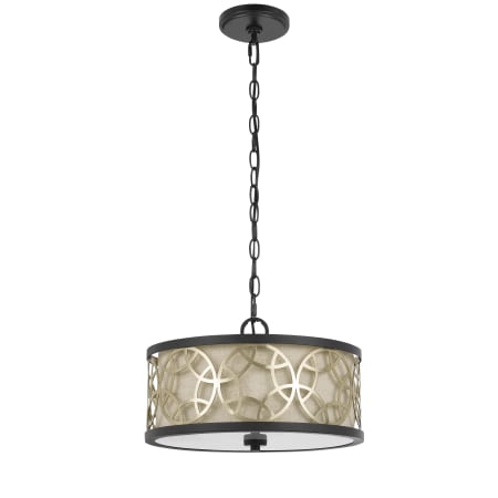 Cal Lighting Carmel 2 Light 14-1/2" Wide Pendant Rust / Antique Brass